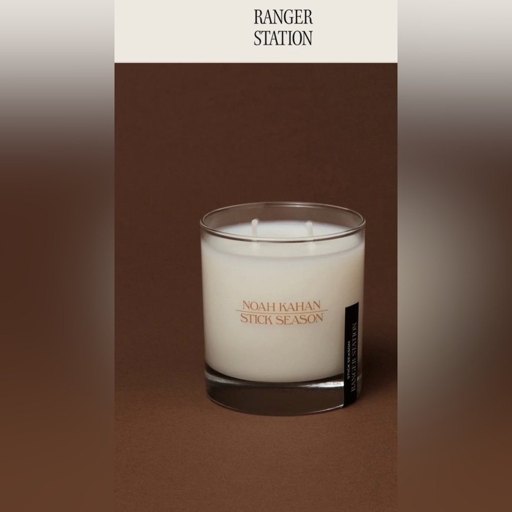 *empty* Ranger Station Noah Kahan stick season candle/whiskey glass